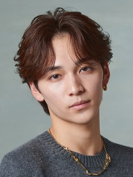 エルマーク 松山(L-MARK) センターパート/ニュアンスパーマ/フェザーパーマ/men's