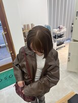 ソソ(soso.) イメチェン/ピンクベージュ/アンブレラカラー/前髪/木更津