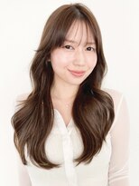 ビーチ(BEACH) モテ髪セミロング韓国風レイヤーヨシンモリミルクティーブロンド