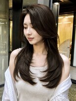 シティ オモテサンドウ(CITY omotesando)&nbsp;アースブラウン×レイヤーカット【平山晶也】