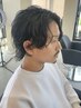 【メンズ限定】フェザーパーマ＋デザインカット　￥9900