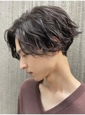 大宮メンズカットメンズパーマミディアムパーマ波巻きパーマ眉毛