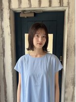 ニーゼロゼロナナ(2007)&nbsp;【こなれ感UP】外はねボブ×透明感カラー