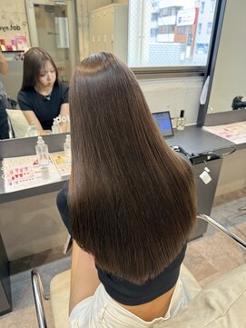 ドットニュー 横浜店(dot.nyu) 【艶カラー×顔周りカット】韓国/韓国ヘア/横浜/横浜駅/学割