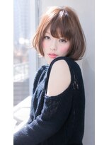 6Dエクステ 板橋店 ショートボブブラウンヘア