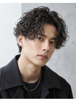 ケイドラマ(K Drama)の写真/大人なパーマで魅力を引き出す！普段のセットが楽なメンズパーマが人気♪