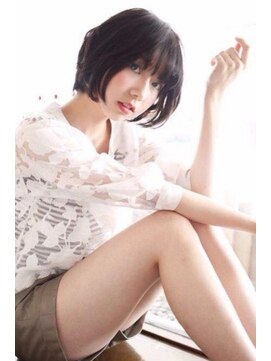 フォルテ 掛川店 暗髪でみ可愛いナチュラルボブ