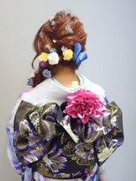 フラココ 荻窪店(hurakoko trico)&nbsp;編み下ろし着物ヘア/和装/成人式/振袖/ヘアセット/姫系/荻窪