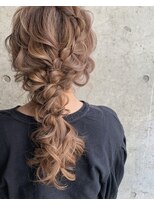 セットサロン ラビッシュポー(Setsalon RabichePow)&nbsp;編みおろしヘア