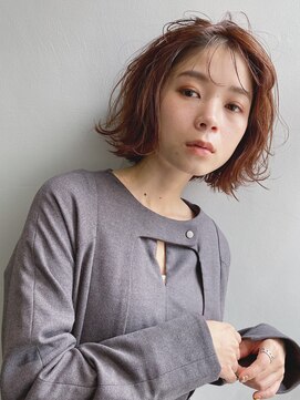 クラン(clan) 大人かわいいフリンジウェーブボブ