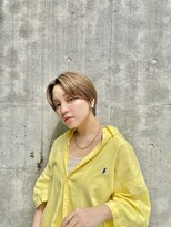 ディフィー 渋谷(defi) ミルクティーグレージュ×マッシュショート