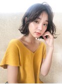 【LANY 横浜】大人可愛いかきあげスタイル×オリーブブラウン