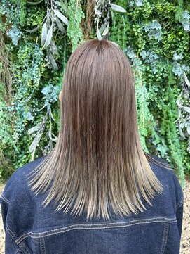 ノーブルヘアー(NOBLE HAIR) グラデーション×グレージュ