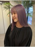 ラベンダー/ダブルカラー/ハイトーン/髪質改善/韓国/学割U24