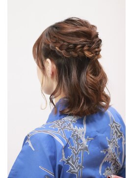 ヘア イノウエ HAIR INOUE 【浴衣のヘアセット】 ショートボブの方におすすめ
