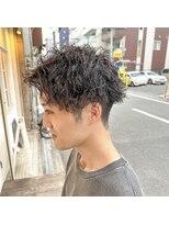 ハシゴ(hasigo.) 大阪メンズパーマ　ツイストスパイラルパーマ