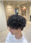 波巻き/ハイライト/マッシュパーマ/ウルフ[横浜駅]