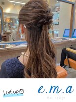 エマヘアデザイン(e.m.a Hair design) ハーフアップ