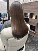 酸性ストレートうる艶ロング髪質改善トリートメント韓国風都島