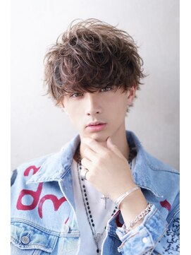 オーシャントーキョーウエスト 心斎橋 (OCEAN TOKYO WEST) スパイラル波巻きパーマメンズツイストパーマツーブロック