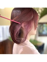 ヘアリゾート ディアリウム(Hair Resort DEARIUM) ピンクカラー＋イヤリングカラー