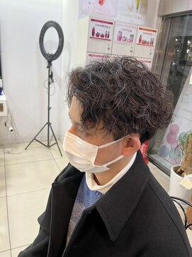 ディオ 町田店(DIO) 無造作ツイストスパイラルパーマ スパイラル強め