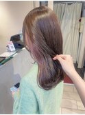 ＊くすみピンクベージュインナーカラー＊[横浜/横浜駅]