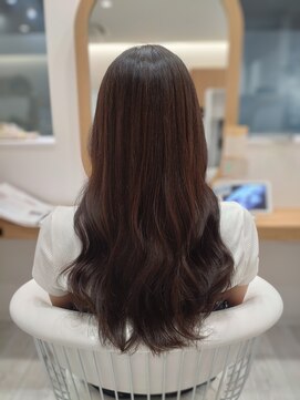 アドラーブル ココロ 新潟(adorable CoCoLo) 30代40代大人可愛い髪質改善カラーラベンダーグレージュ透明感