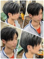 クリア 美容室&nbsp;無造作ハーフアップショート