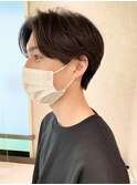 刈り上げないセンターパート 韓国マッシュ ニュアンスパーマ