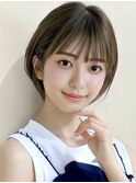 前髪あり/ショート/ショートボブ/20代30代40代50代/大人/小顔