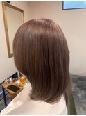 ツヤツヤグレージュカラー♪