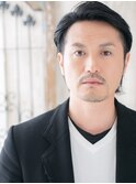 サイドの刈上げがポイント!暗髪フェードカットショート仙台愛子