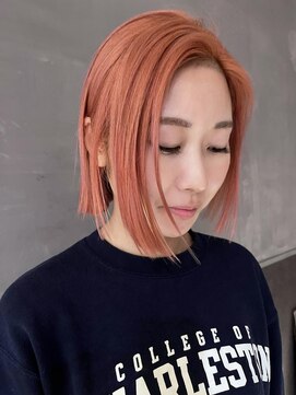 ボコカ(bococa) 【Vicky指名】サーモンピンク アプリコット ケアブリーチ