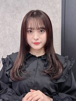 エースヘアー(A.hair)&nbsp;ピンクベージュ/低めレイヤーカット/高濃度水素髪質改善