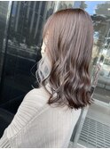 インナーカラーホワイトグレージュ