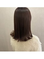 アンドワン 自由が丘(＆ONE)&nbsp;【&ONE 自由が丘】ココアグレージュ　× 切りっぱなしミディアム