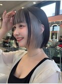 レイヤーボブ×インナーカラー[心斎橋/髪質改善]