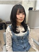 ホワイトグレージュ/デジタルパーマ/チェリーブラウン/津田沼