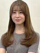 イーストハムアール(EAST HAM r)&nbsp;顔周りレイヤー/デザインカット/似合わせ/マロンブラウン