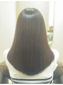 簡単に決まるナチュラル内巻きロング
