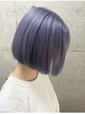 タイトボブ×ラベンダーシルバー