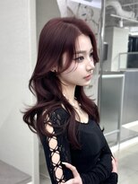 キティー サカエ(kiti SAKAE) 2way センター分け 小顔 レイヤーカット くびれヘア 韓国ヘア