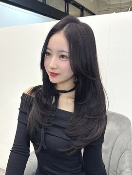 ケア 神戸(CARE) ハイレイヤースタイル/ハッシュカット/顔周りカット