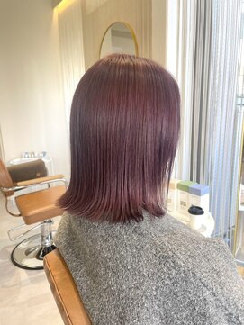 リメバイナチュラル(Rime by Natural) 大人ピンクパールボブ