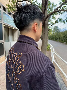 ザ ブリンク(THE BLINK) 男前ナチュラルフェードカット 清潔感メンズショート