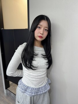 リノ(RLINO) レイヤーカット/コリアンブラック