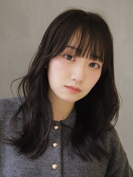 テクネ 天神大名(techne) 天神大名今泉ロングハッシュカット小顔くびれ顔まわりレイヤー