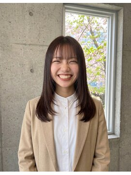レガリタ(Regarita) 【ナチュラルストレート×シースルーバング】◎20代30代
