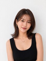 ヘアーメイク トレコローリ(hair make trecolori)&nbsp;【trecolori 津田沼】大人ミディアムワンホンレイヤー